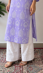 Women's Lucknowi Handcrafted Cotton Chikankari Kurti- HONC392382