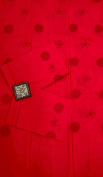 将图像加载到图库查看器中， Lakhnavi 手工制作的 Chikankari 棉质床单套装 - HONC043430