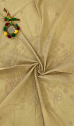 将图像加载到图库查看器中， Lakhnavi 手工制作的棉质 Chikankari 桌布 - HONC041238