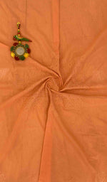 将图像加载到图库查看器中， Lakhnavi 手工制作的棉质 Chikankari 桌布 - HONC041217