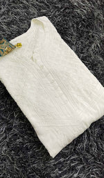 Load image into Gallery viewer, Women&#39;s Lakhnavi Handcrafted Mul Cotton Chikankari Dress - HONC0110750
