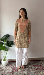 Cotton Chikankari Stitched Kurti HONC0106285