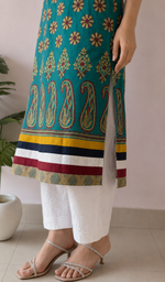 Cotton Chikankari Stitched Kurti Nc4980
