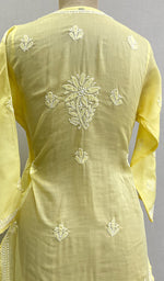 Load image into Gallery viewer, Shahida Women&#39;s Lucknowi Handcrafted Cotton Chikankari Kurti - HONC188631
