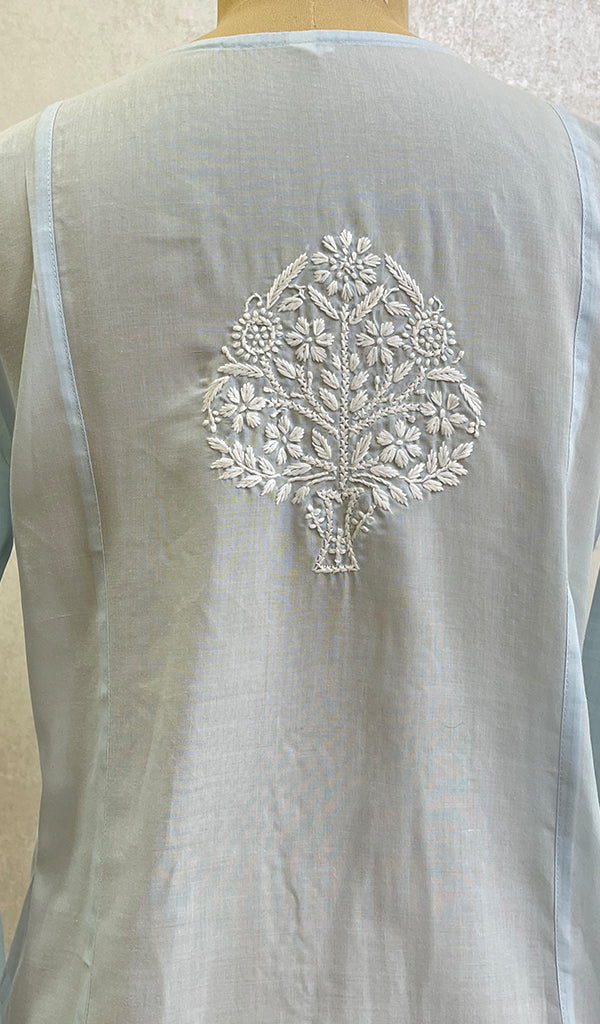 Women's Lucknowi Handcrafted Cotton Chikankari Kurti - HONC0164400