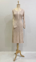 Women's Lakhnavi Handcrafted Viscose Georgette Chikankari Kurti - HONC0172072