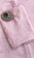 Titlee Women's Lakhnavi Handcrafted Mul Chanderi Kurta And Dupatta Set- HONC0212273