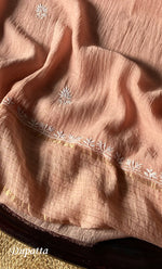 Load image into Gallery viewer, Women&#39;s Lakhnavi Handcrafted Mul Chanderi Semi - Stitched Kurta And Dupatta Set - HONC0309526
