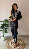 Devanshi Women's Lakhnavi Handcrafted Cotton Chikankari Kurta And Palazzo Set - HONC0358505