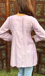 Load image into Gallery viewer, Daisha Women&#39;s Lucknowi Handcrafted Muslin Chikankari Top - HONC0234912
