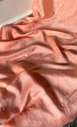 将图像加载到图库查看器中， Lucknowi Handcrafted Raw Silk Chikankari Unstitched Men&#39;s Kurta Fabric - HONC0288528
