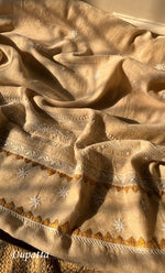 将图像加载到图库查看器中， Women&#39;s Lakhnavi Handcrafted Tissue Chanderi Unstitched Kurta And Dupatta Set - HONC0299539
