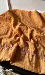 Load image into Gallery viewer, Women&#39;s Lakhnavi Handcrafted Mul Chanderi Semi - stitched Kurta And Dupatta Set- HONC0282409
