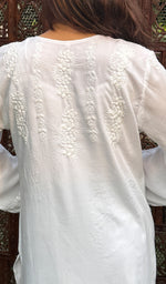 Load image into Gallery viewer, Women&#39;s Lakhnavi Handcrafted Modal Cotton Chikankari Kurta And Palazzo Set - HONC0251125
