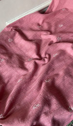 将图像加载到图库查看器中， Aarya Lucknowi Handcrafted Cotton Unstitched Chikankari Unstitched Unisex Kurta Fabric - HONC0544214