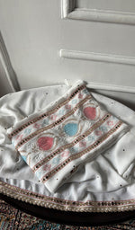 Load image into Gallery viewer, Women's Lucknowi Handcrafted Viscose Georgette Unstitched Chikankari Kurta and Dupatta Set- HONC0329582