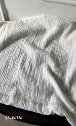 将图像加载到图库查看器中， Women&#39;s Lakhnavi Handcrafted  Maheshwari  Mul Chanderi Unstitched Kurta And Dupatta Set - HONC0312963
