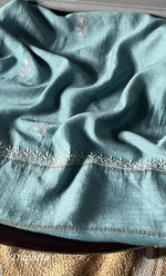 将图像加载到图库查看器中， Women&#39;s Lakhnavi Handcrafted Munga Silk Chikankari Kurta And Dupatta Set- HONC0275145

