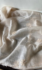 Load image into Gallery viewer, Women&#39;s Lakhnavi Handcrafted Organza Chikankari Unstitched Full Suit Material - HONC0271202
