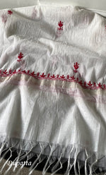 Load image into Gallery viewer, Women&#39;s Lakhnavi Handcrafted Mul Chanderi Unstitched Kurta And Dupatta Set - HONC0311225
