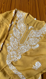Load image into Gallery viewer, Women&#39;s Lucknowi Handcrafted  Modal Cotton Chikankari Kurti - HONC0298712
