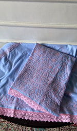 Load image into Gallery viewer, Hiba Women's Lakhnavi Handcrafted Semi- stitched Cotton Chikankari Suit Material - HONC0348834