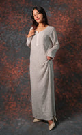 Fareeha Women's Lakhnavi Handcrafted Viscose Georgette Chikankari Kurti - HONC0318839