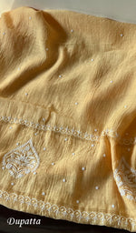 将图像加载到图库查看器中， Maira Women's Lakhnavi Handcrafted Mul Chanderi Semi - Stitched Anarkali And Dupatta Set - HONC0298064