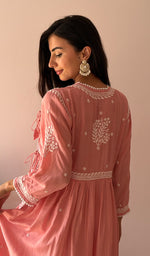 Load image into Gallery viewer, Fawziya Women's Lucknowi Handcrafted Cotton Angrakha - HONC0380461