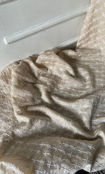 Load image into Gallery viewer, Lucknowi Handcrafted Munga Silk Unstitched Chikankari Unisex Kurta Fabric - HONC0330259