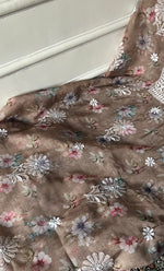 将图像加载到图库查看器中， Disha Women's Lakhnavi Handcrafted Organza Chikankari Unstitched Kurti Fabric -  HONC0332146