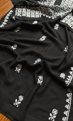 Load image into Gallery viewer, Women&#39;s Lucknowi Handcrafted Modal Cotton Chikankari Kurti - HONC0298738
