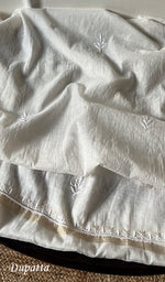 Load image into Gallery viewer, Women's Lakhnavi Handcrafted Mul Chanderi Unstitched Kurta And Dupatta Set - HONCO297198