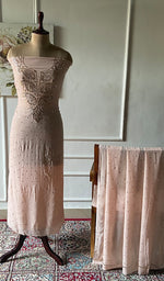 Load image into Gallery viewer, Hunar Women's Lucknowi Handcrafted Viscose Georgette Unstitched Chikankari Suit Material - HONC0353160