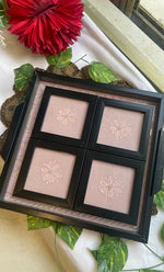 Load image into Gallery viewer, Chikankari Tray with Four Coasters - HONC0269353
