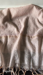 Load image into Gallery viewer, Women's Lakhnavi Handcrafted Mul Chanderi Unstitched Chikankari Full Suit Material - HONC0345055