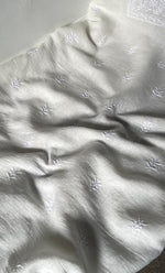 Load image into Gallery viewer, Women's Lakhnavi Handcrafted Cotton Chikankari Unstitched Kurti Fabric - HONC0324597