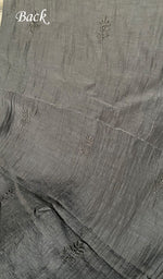 Load image into Gallery viewer, Women's Lakhnavi Handcrafted Mul Chanderi Unstitched Chikankari Full Suit Material - HONC0345041