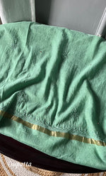 Load image into Gallery viewer, Women&#39;s Lakhnavi Handcrafted Mul Chanderi Unstitched Kurta And Dupatta Set- HONC0307448

