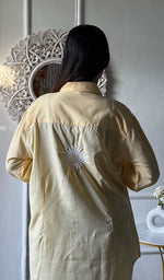 Load image into Gallery viewer, Women's Lakhnavi Handcrafted Cotton Chikankari Top - HONC0344698