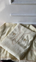 Mahira Women's Lakhnavi Handcrafted Mul Chanderi Unstitched Chikankari Full Suit - HONC0355230
