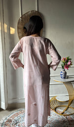 将图像加载到图库查看器中， Shejali Women's Lakhnavi Handcrafted Cotton Chikankari Kurti - HONC0344144