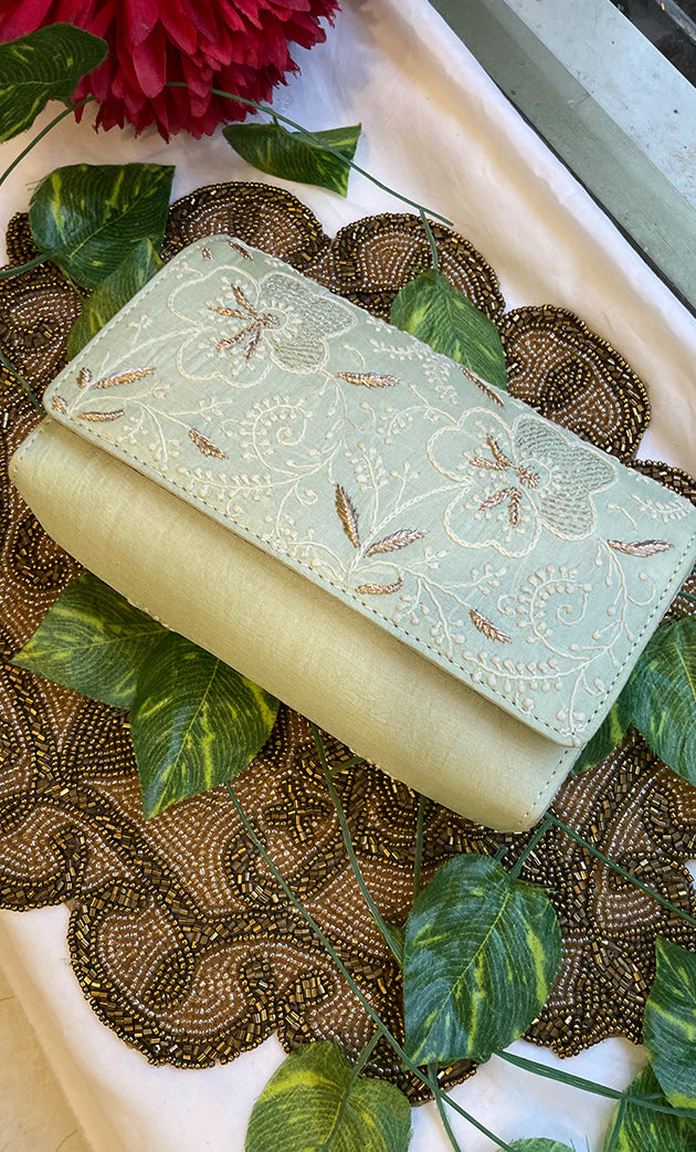 Chikankari Clutch Bag - HONC0317822