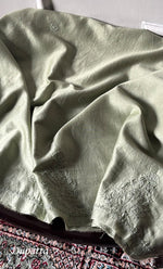 Load image into Gallery viewer, Women's Lucknowi Handcrafted Chanderi Silk Chikankari Full Suit Material - HONC0322746