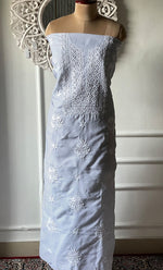 Load image into Gallery viewer, Shumaira Women's Lakhnavi Handcrafted Cotton Chikankari Unstitched Kurti Fabric - HONC0326383