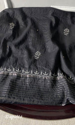 Load image into Gallery viewer, Women's Lakhnavi Handcrafted Mul Chanderi Semi - Stitched Kurta And Dupatta Set - HONC0157508