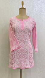 将图像加载到图库查看器中， Women&#39;s Lucknowi Handcrafted Cotton Chikankari Top -HONC0165286
