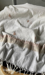 将图像加载到图库查看器中， Women&#39;s Lakhnavi Handcrafted Mul Chanderi Unstitched Kurta And Dupatta Set- HONC0311230
