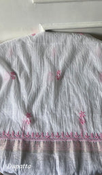 将图像加载到图库查看器中， Women's Lakhnavi Handcrafted Mul Chanderi Unstitched Kurta And Dupatta Set - HONC0314667