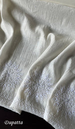 Load image into Gallery viewer, Women&#39;s Lakhnavi Handcrafted Mul Chanderi Unstitched Kurta And Dupatta Set - HONC0284785
